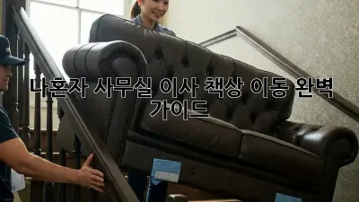 나혼자 사무실 이사? 책상 이동 완벽 가이드!